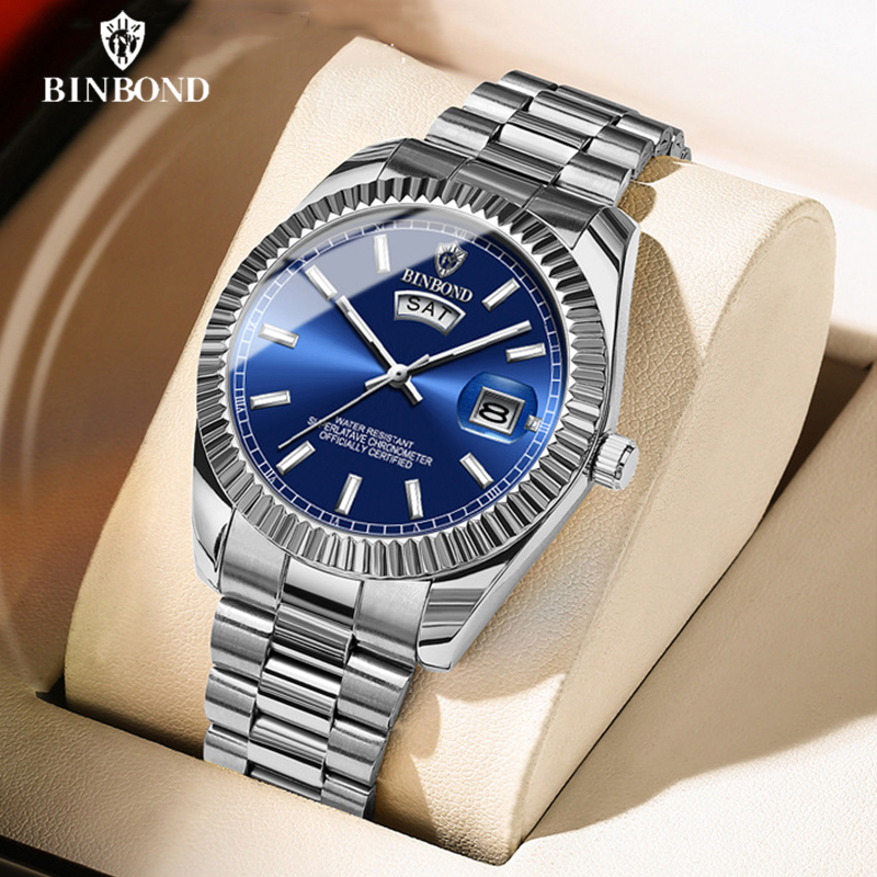 Rolex Watch Datejust - BINBOND B7012 남성 패션 비즈니스 스포츠