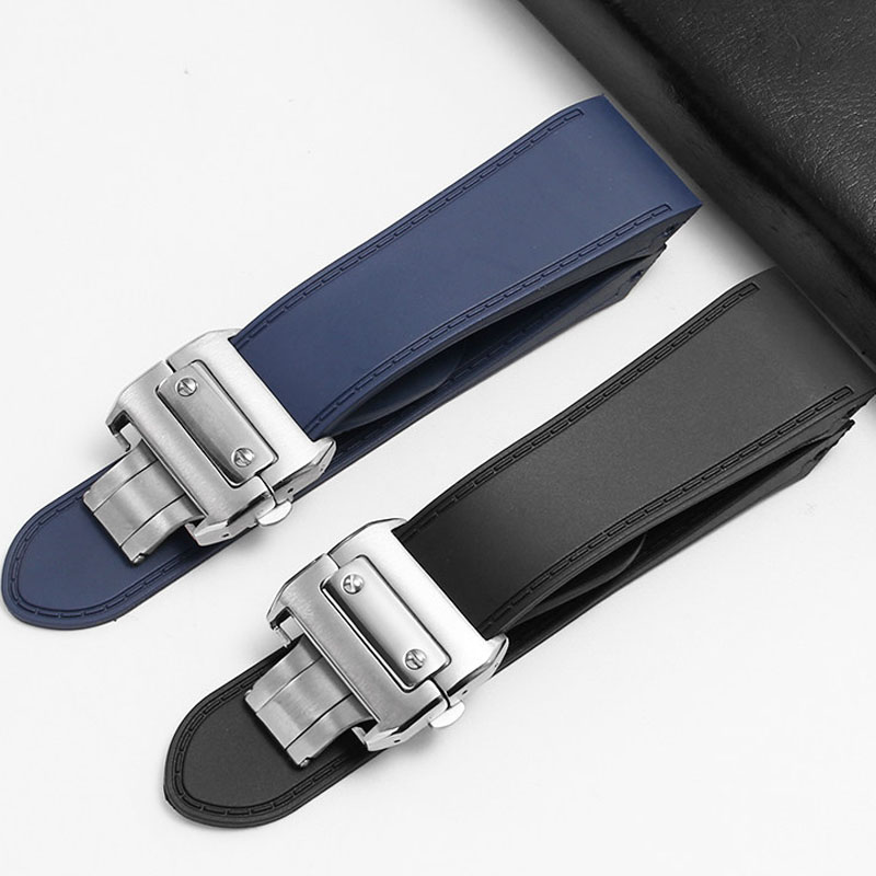 Cartier Watch Santos - 까르띠에 santos100 산토스 실리콘 고무 시계