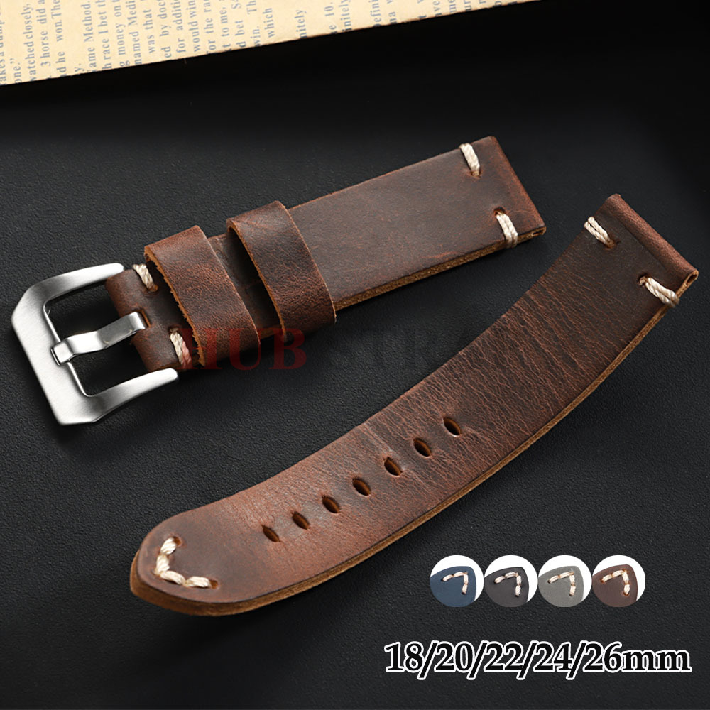 Suede Strap Watch - 18mm 20mm 22mm 24mm 26mm 빈티지