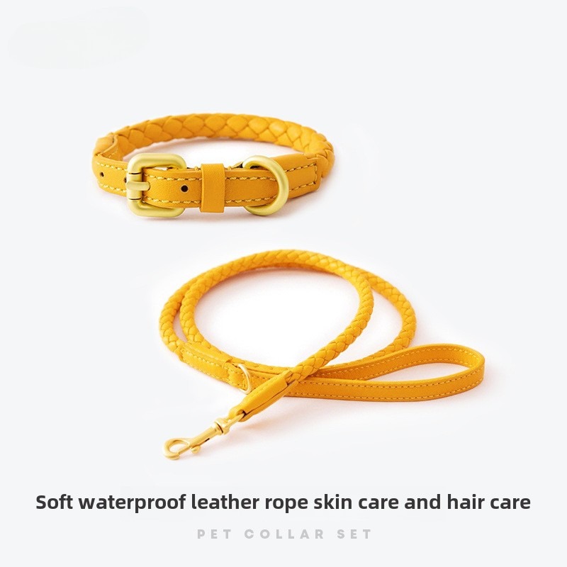 Leather Strap Quick Release - Loudik 도매 땋은 가죽 개 가죽