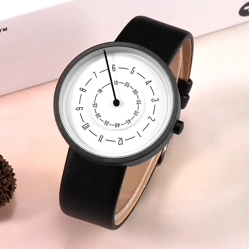 Leather Watch Band Men - 2020 크리 에이 티브 시계 패션