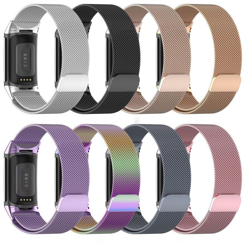 Mesh Strap Metal - Fitbit Charge 5 6 스마트워치용 메탈