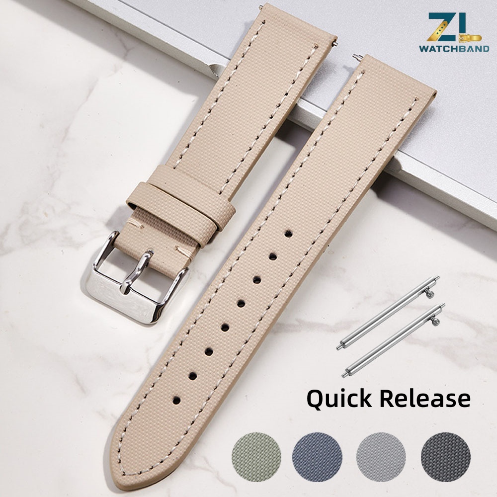 Suede Strap Watch - 20mm 22mm 나일론 시계줄 퀵 릴리스