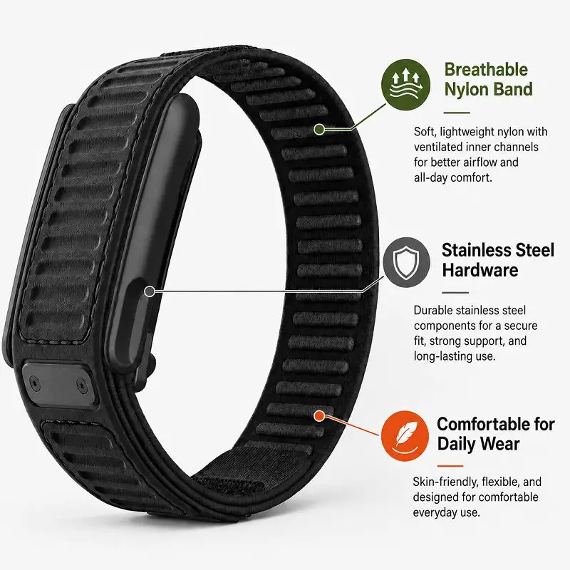 나일론 실리콘 루프 시계줄 (Whoop 5.0 MG 트 - Sport Loop Velcro 리뷰 및 가격