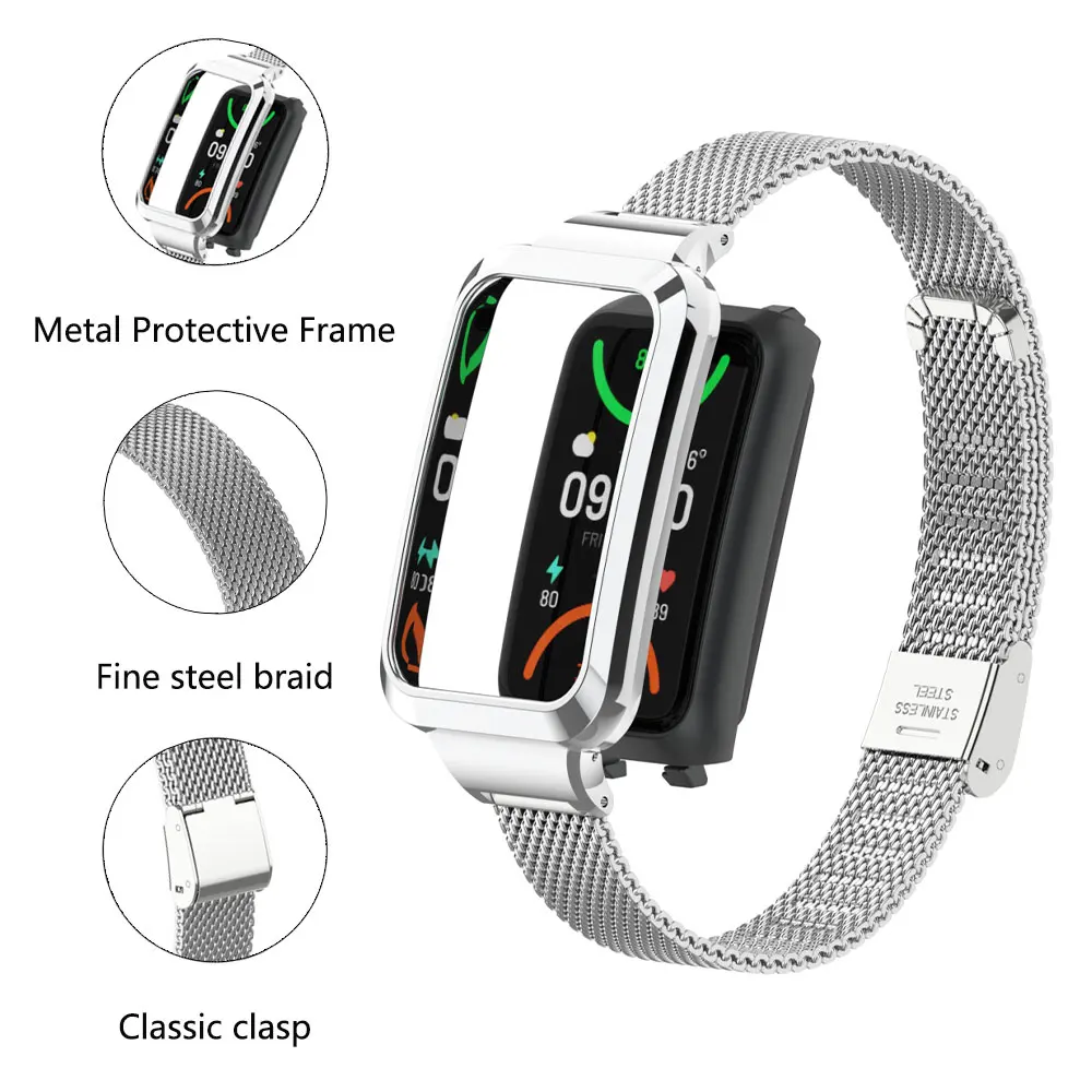 Oppo Band 2 스테인리스 스틸 메쉬 스트랩에 적 - Mesh Strap Metal 리뷰 및 가격