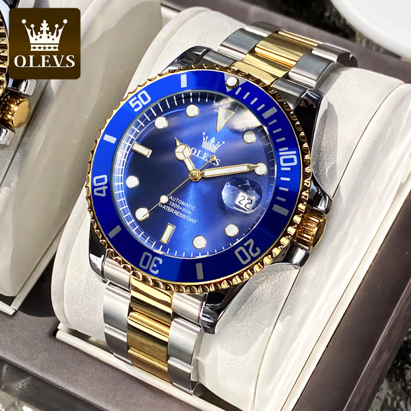 OLEVS 남성용 자동 시계, 럭셔리 다이빙 시계, 방 - Rolex Watch Datejust 리뷰 및 가격